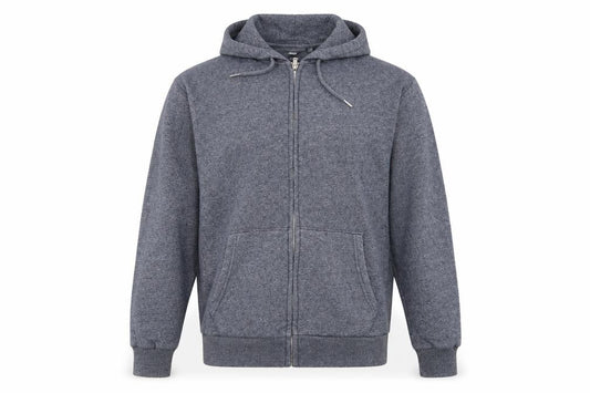 Mens UK Size M Asda George Blue Full Zip Jumper