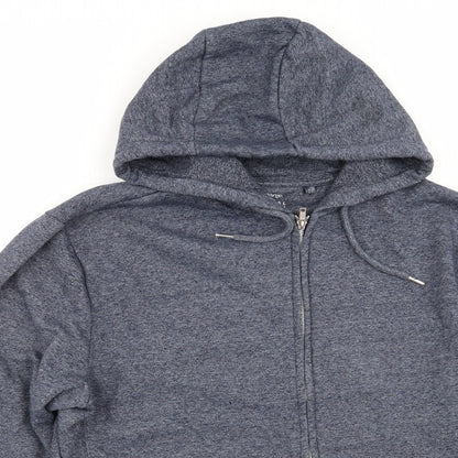 Asda George Mens Blue   Full Zip Jumper Size M