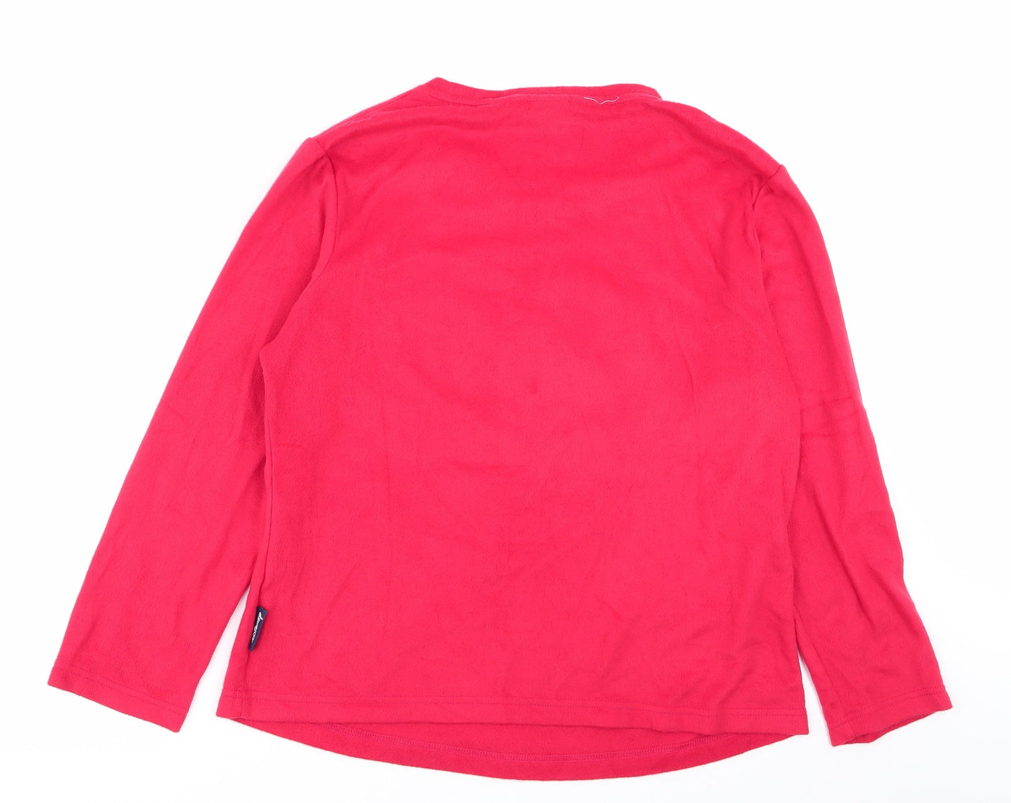 Disney Womens Red Solid  Top Pyjama Top Size L