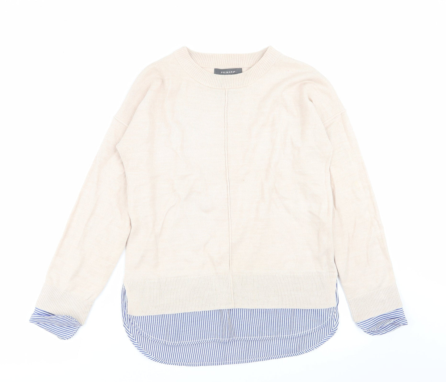 Primark Womens Beige   Pullover Jumper Size 6