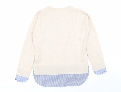 Primark Womens Beige   Pullover Jumper Size 6