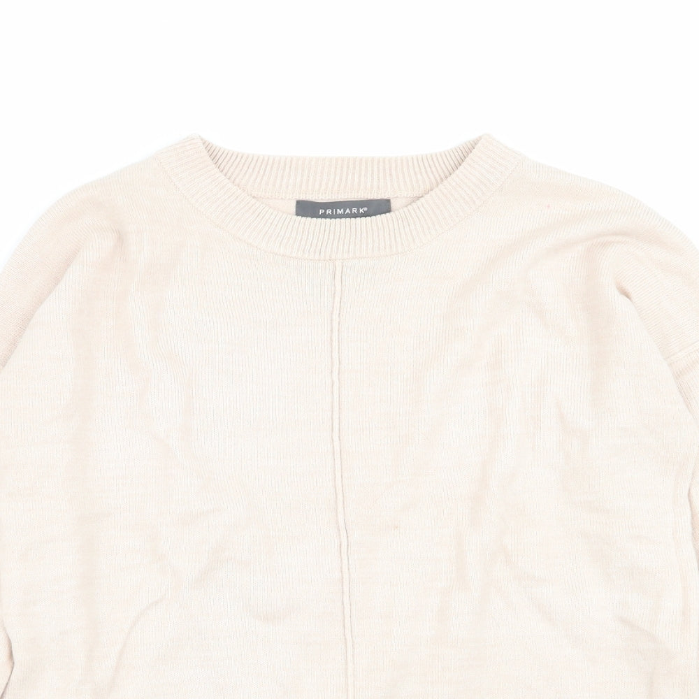 Primark Womens Beige   Pullover Jumper Size 6