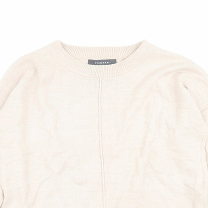 Primark Womens Beige   Pullover Jumper Size 6
