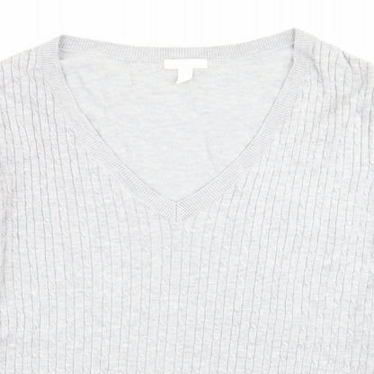 Womens UK Size XL H&M Grey Pullover Jumper