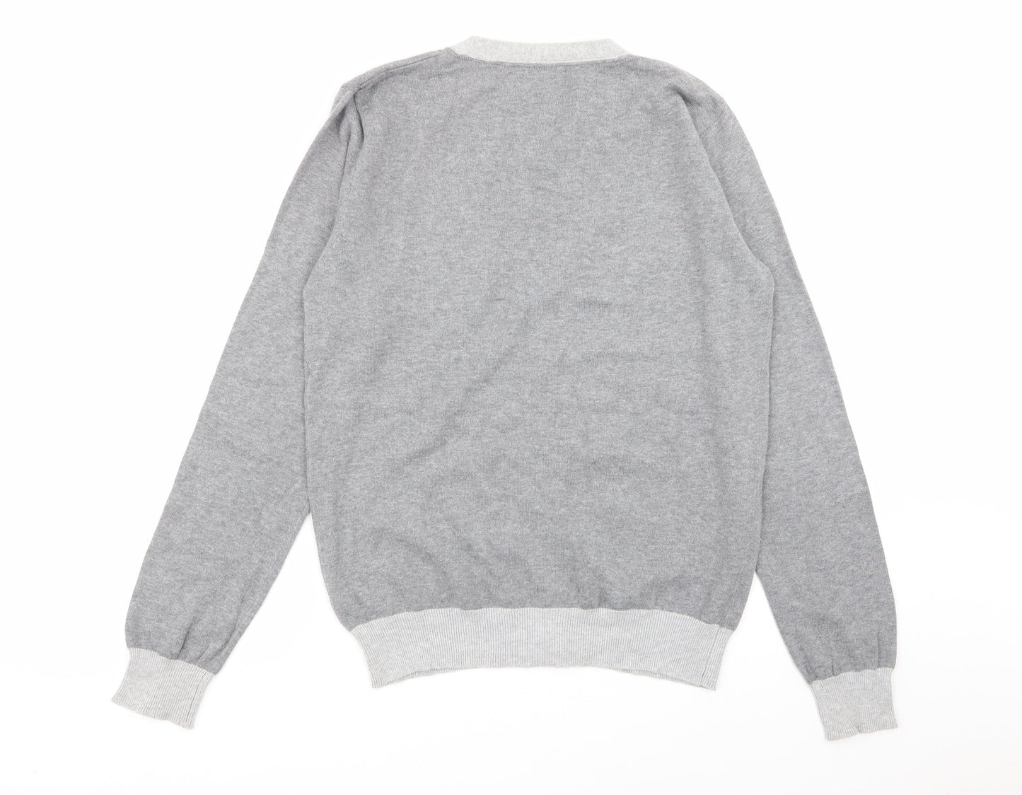 Cedar Wood State Mens Grey   Cardigan Jumper Size S