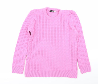 Womens UK Size S Insight Pink Pullover Jumper