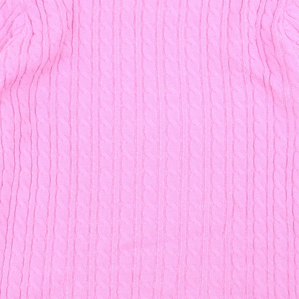 Womens UK Size S Insight Pink Pullover Jumper