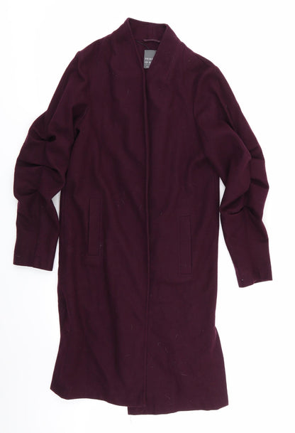 Primark Womens Purple   Overcoat Coat Size 10