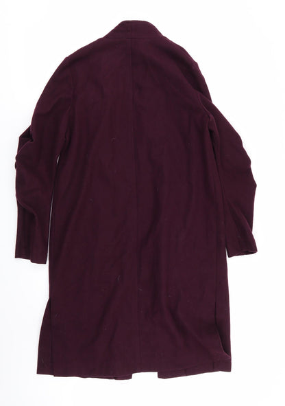 Primark Womens Purple   Overcoat Coat Size 10