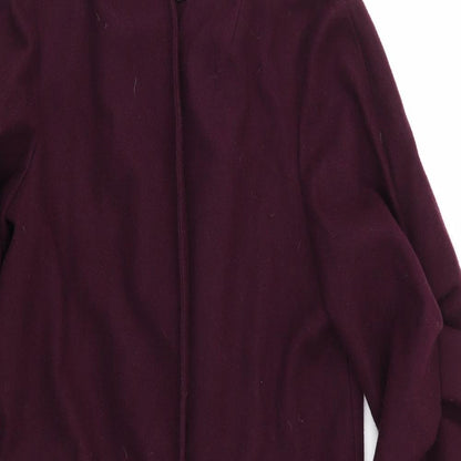 Primark Womens Purple   Overcoat Coat Size 10