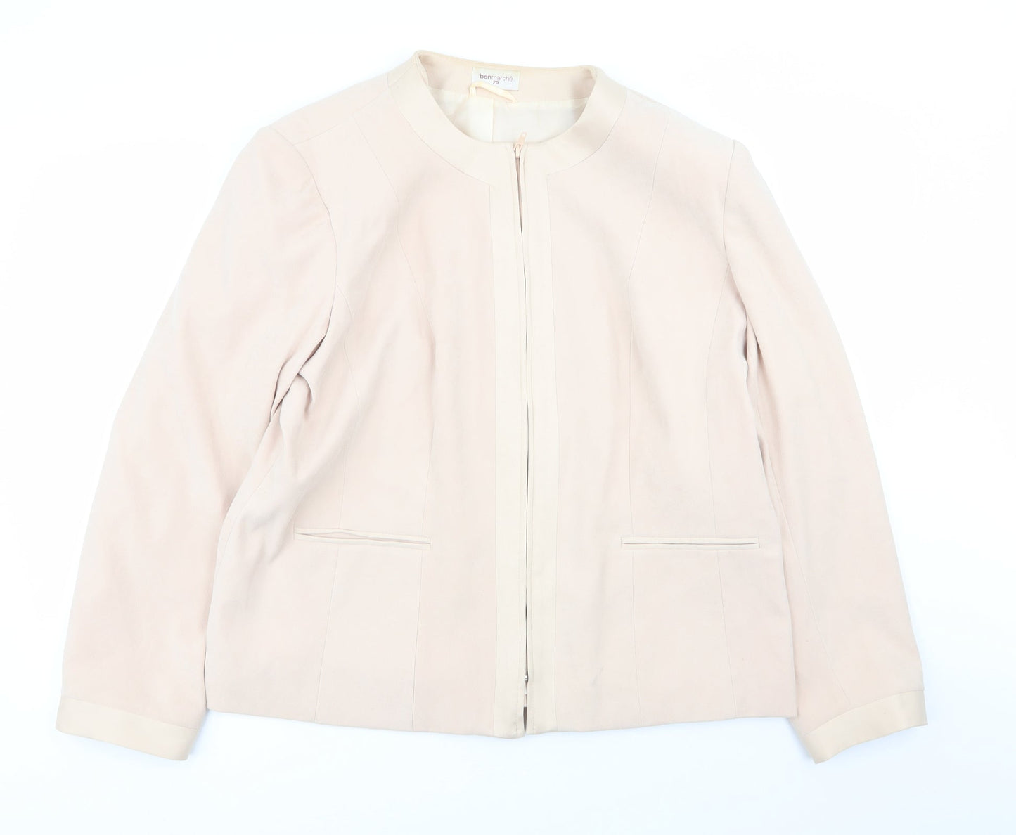 Womens UK Size 20 bonmarche Beige Jacket