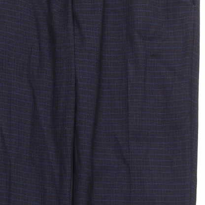 PREWORN  Mens Blue Check  Trousers  Size 34 in L30 in