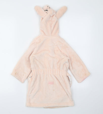 M&S Girls Pink Animal Print  Top Gown Size 2 Years