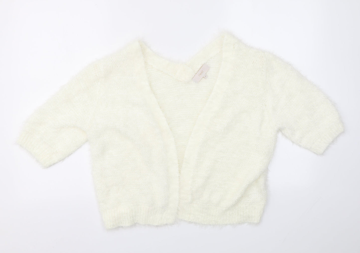 Womens UK Size M NEXT Ivory Cardigan Jumper