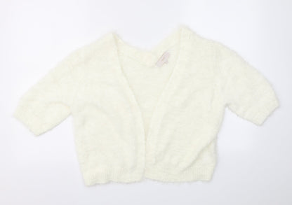 Womens UK Size M NEXT Ivory Cardigan Jumper