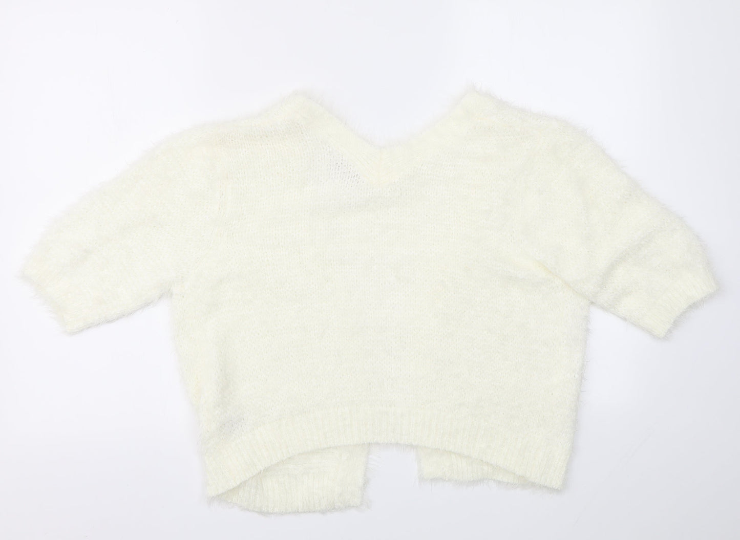 Womens UK Size M NEXT Ivory Cardigan Jumper