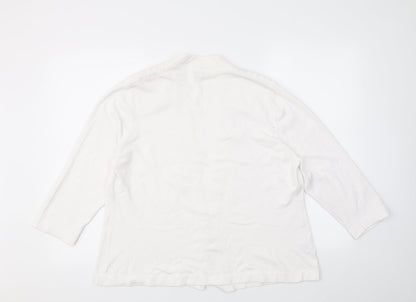 Womens UK Size XL CC White Pullover Jumper