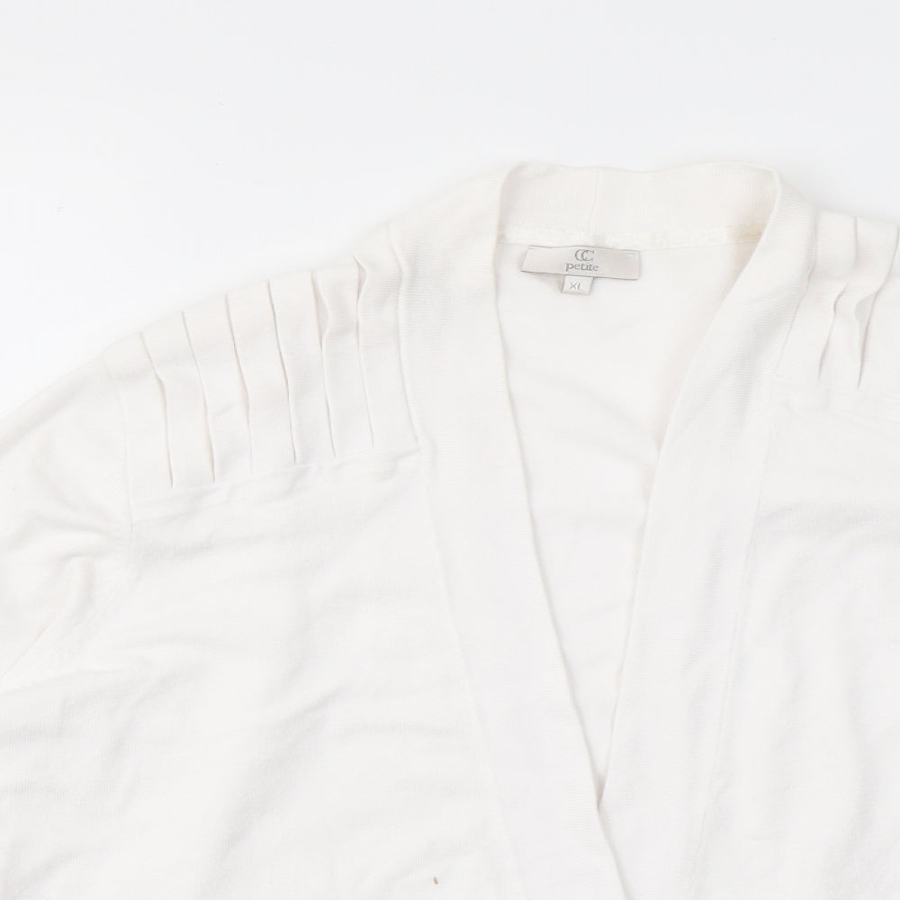 Womens UK Size XL CC White Pullover Jumper