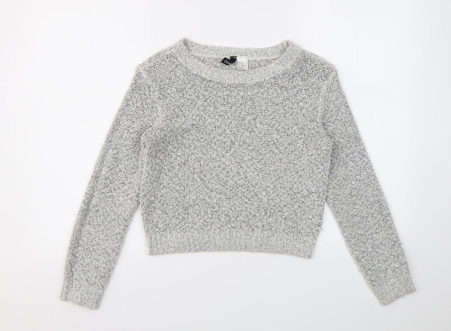 Womens UK Size XS H&M Grey Pullover Jumper
