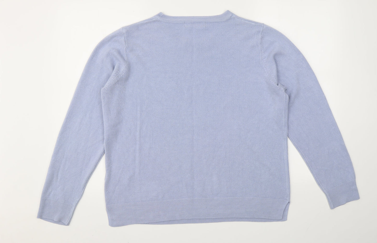Womens UK Size 18 M&S Blue Pullover Jumper