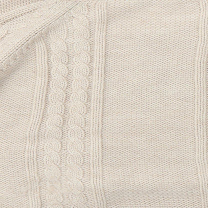 Womens UK Size S OASIS Beige Pullover Jumper