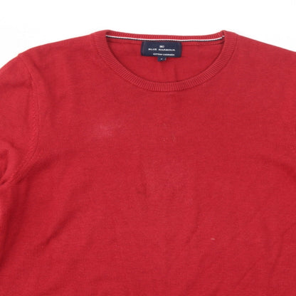 Mens UK Size S M&S Red Pullover Sweatshirt