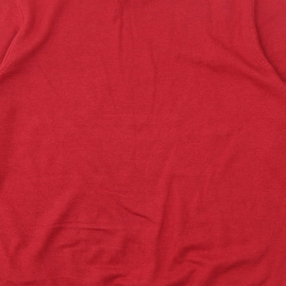 Mens UK Size S M&S Red Pullover Sweatshirt