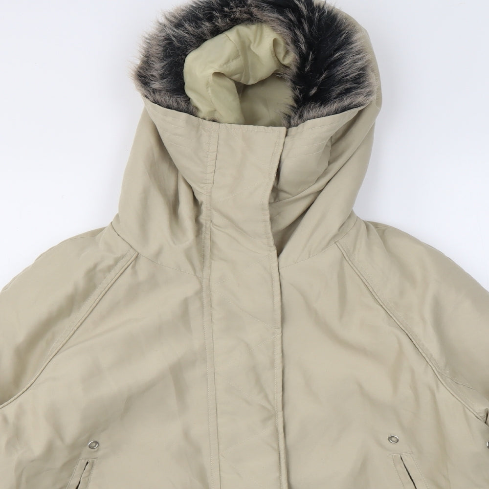 PREWORN  Womens Beige   Jacket Coat Size 14