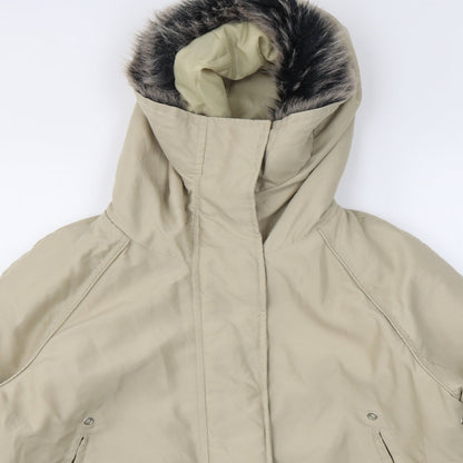 PREWORN  Womens Beige   Jacket Coat Size 14