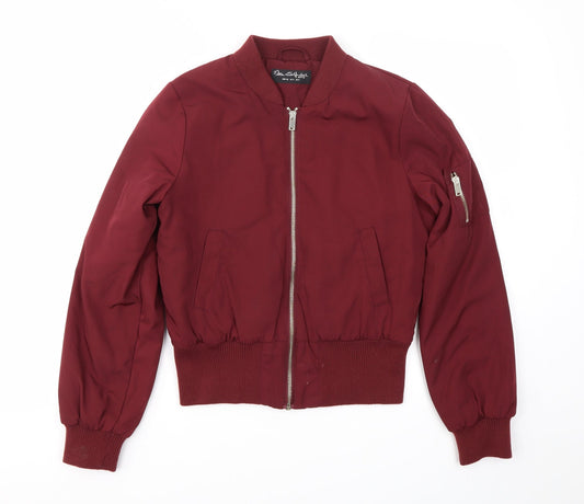 Miss Selfridge Womens Red   Jacket Coat Size 8