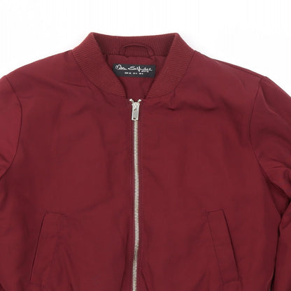 Miss Selfridge Womens Red   Jacket Coat Size 8