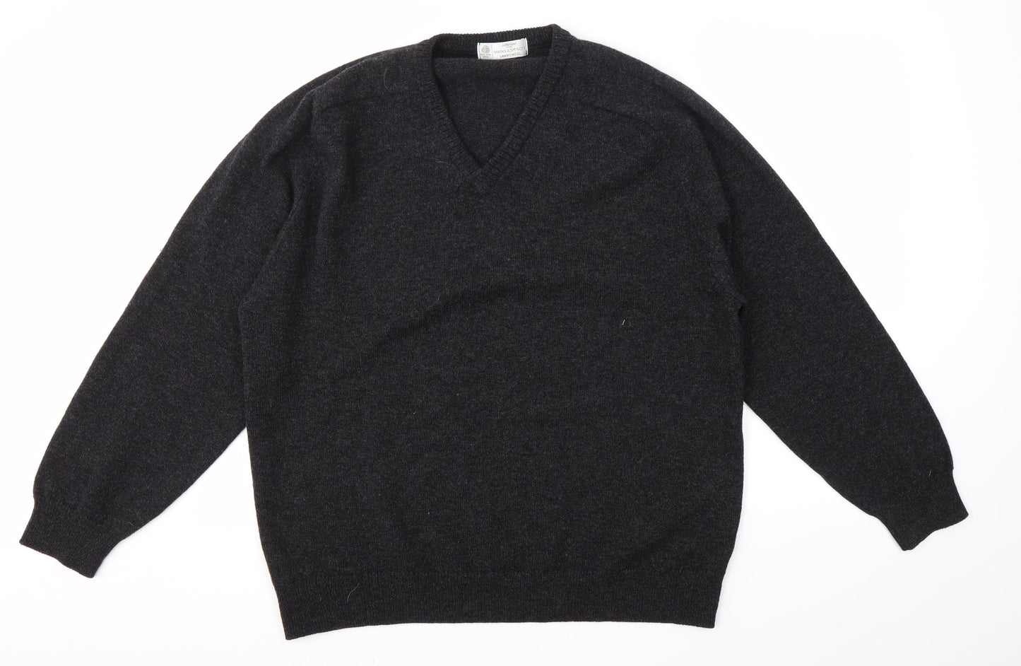 Mens UK Size L M&S Black Pullover Sweatshirt