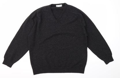 Mens UK Size L M&S Black Pullover Sweatshirt