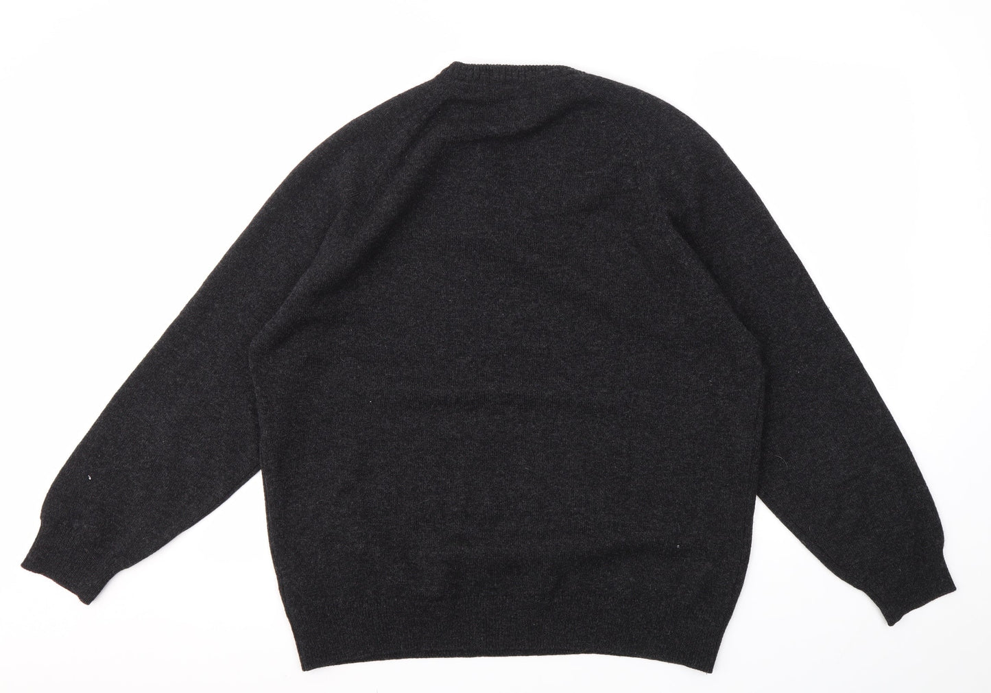 Mens UK Size L M&S Black Pullover Sweatshirt