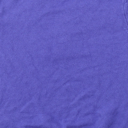 Womens UK Size 10 Damart Purple Pullover Jumper