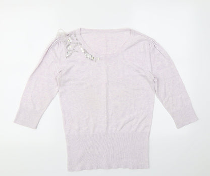 Debenhams Womens Purple   Pullover Jumper Size 14