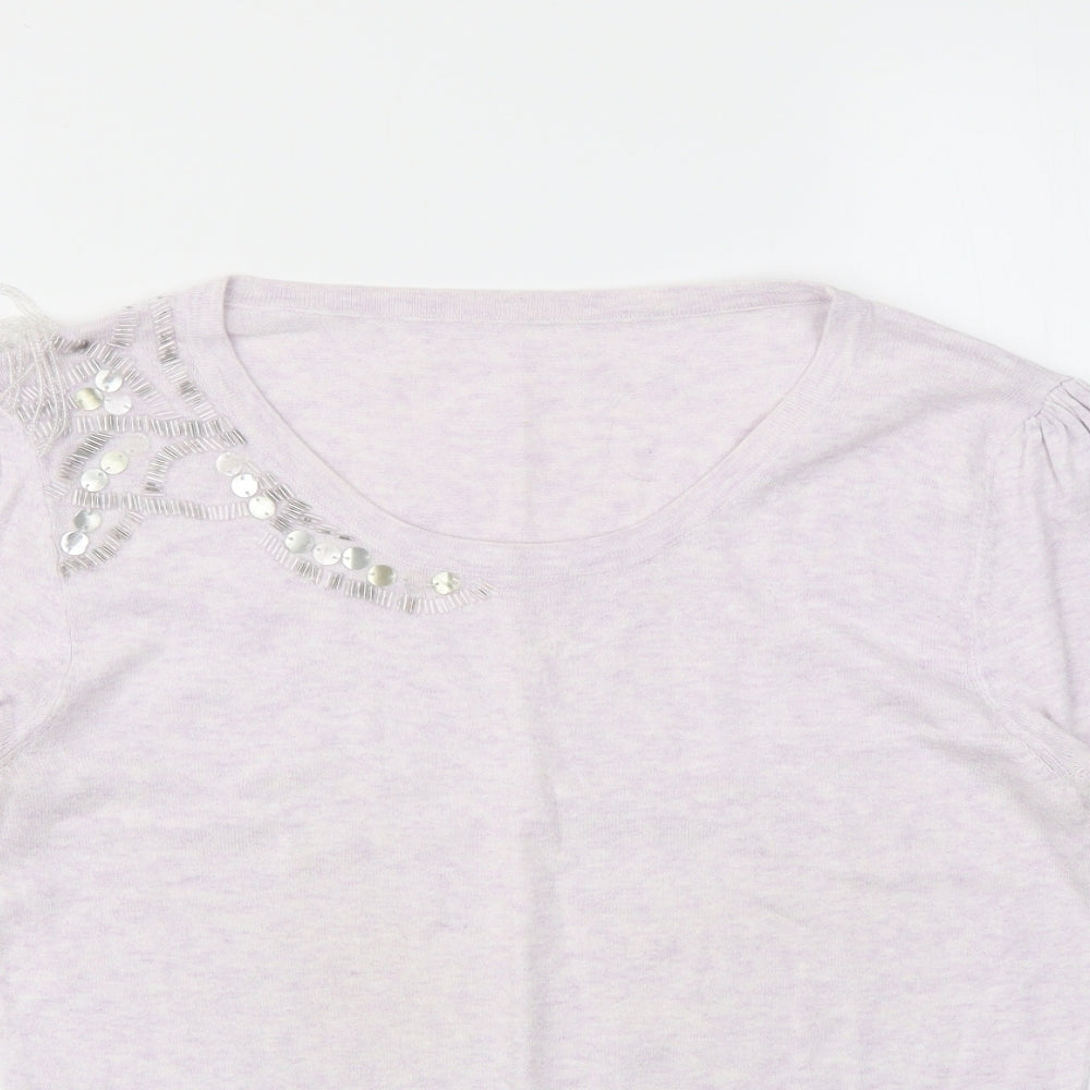 Debenhams Womens Purple   Pullover Jumper Size 14
