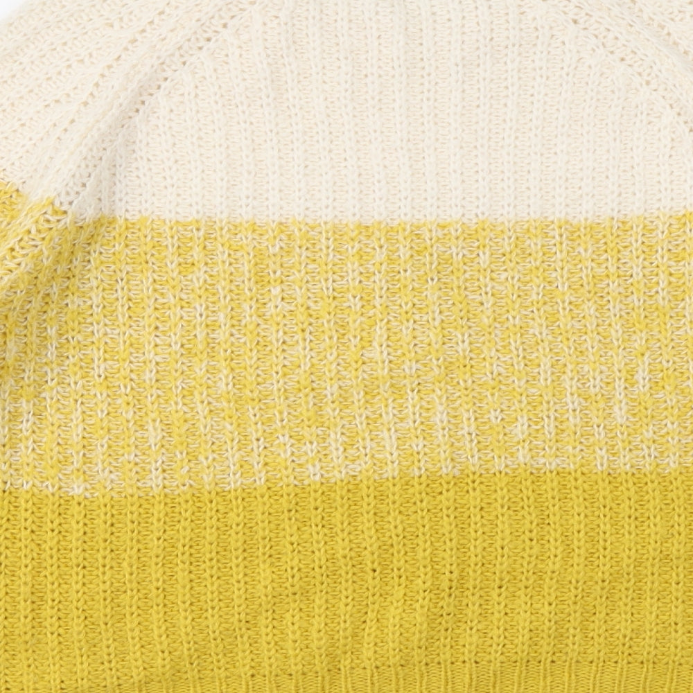 George Womens Multicoloured Houndstooth  Pullover Jumper Size S