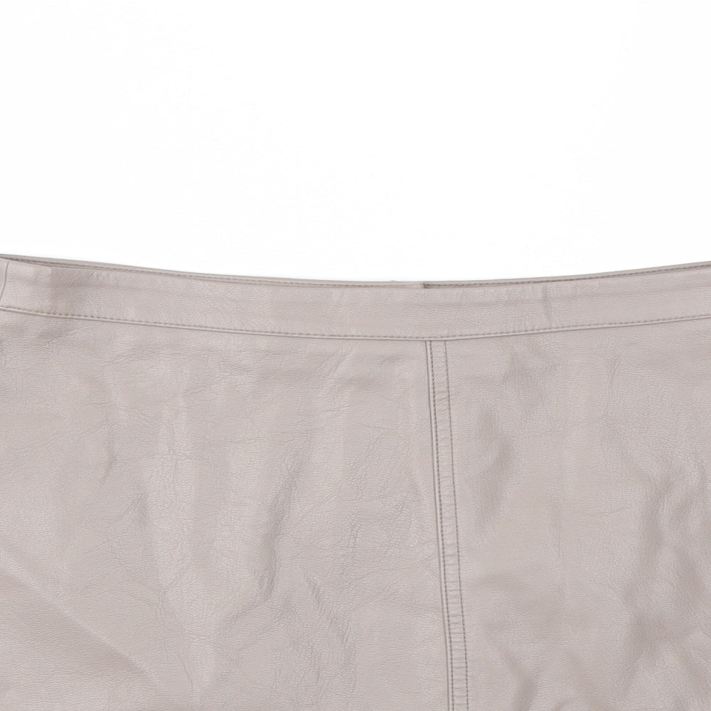 New Look Womens Brown   A-Line Skirt Size 10