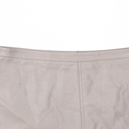 New Look Womens Brown   A-Line Skirt Size 10