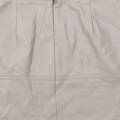 New Look Womens Brown   A-Line Skirt Size 10