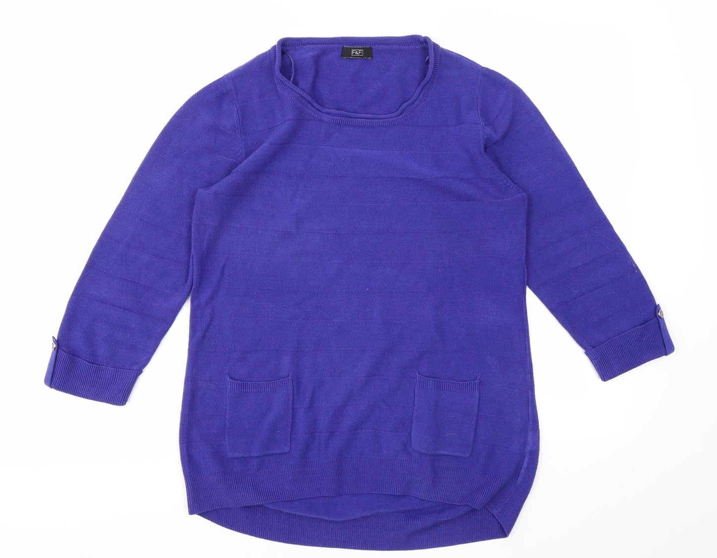 F&F Womens Purple   Pullover Jumper Size 10