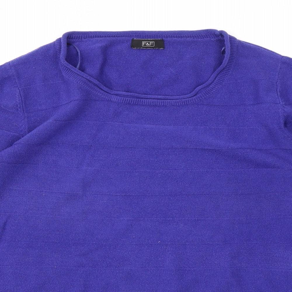 F&F Womens Purple   Pullover Jumper Size 10