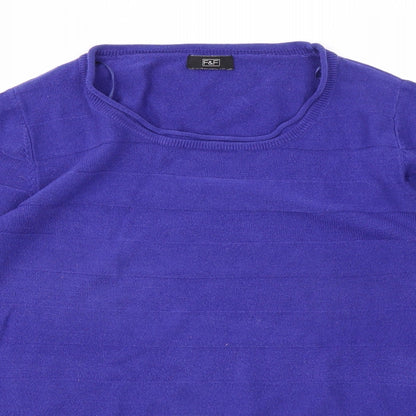 F&F Womens Purple   Pullover Jumper Size 10