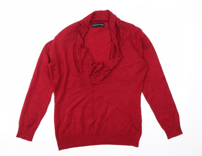 Womens UK Size 14 WARDROBE Red Pullover Jumper