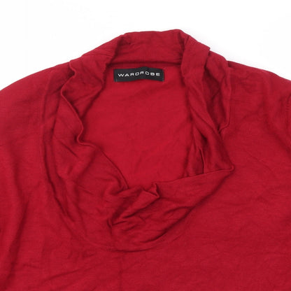 Womens UK Size 14 WARDROBE Red Pullover Jumper