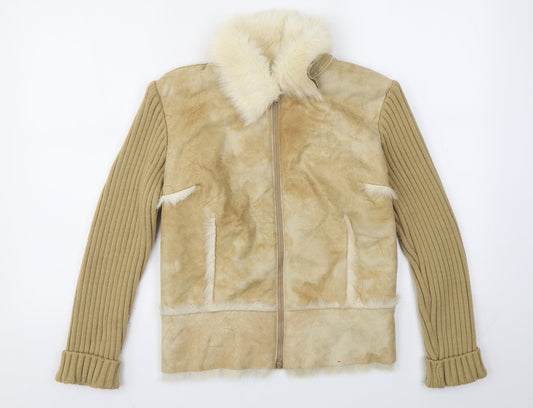 George Womens Beige   Jacket Coat Size 16