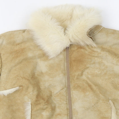 George Womens Beige   Jacket Coat Size 16