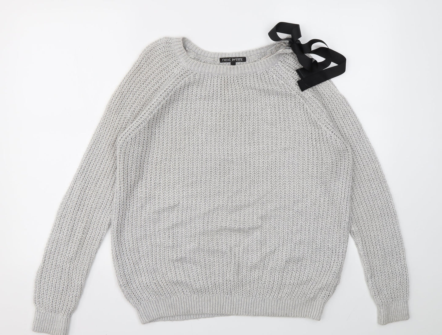 Womens UK Size 8 NEXT Grey Pullover Jumper