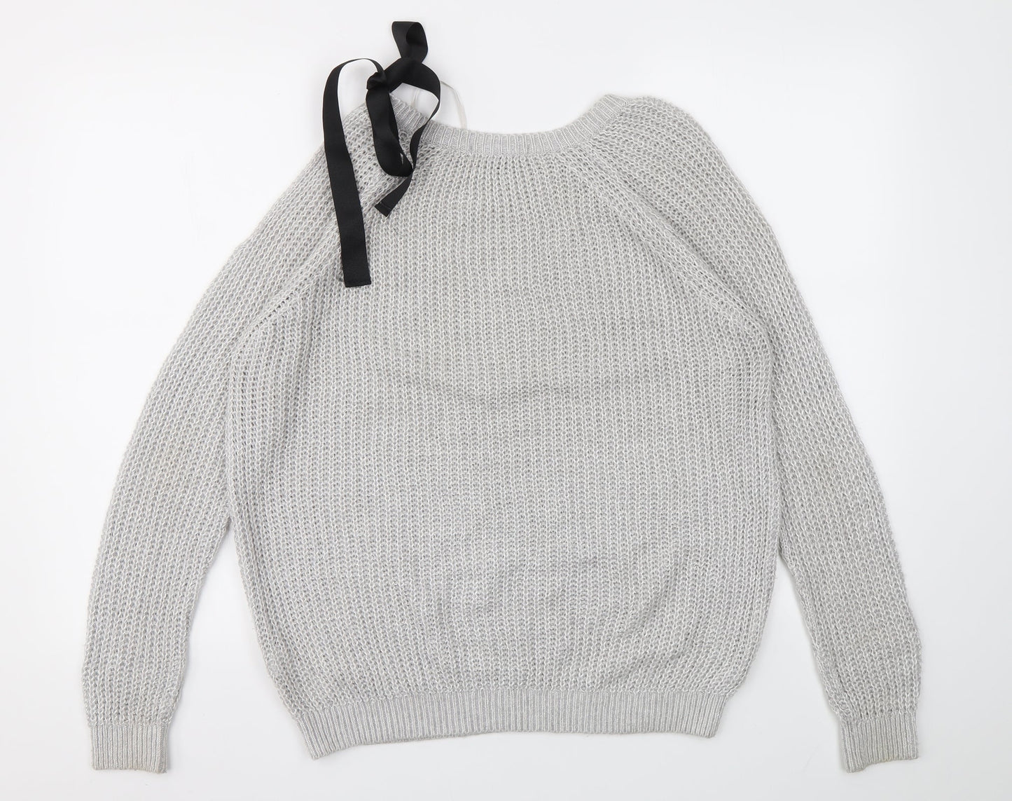 Womens UK Size 8 NEXT Grey Pullover Jumper